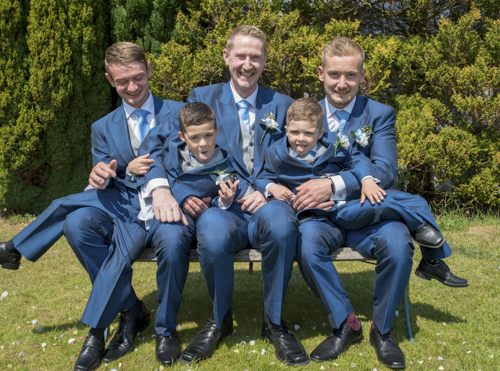 Wedding photographer catches happy couple